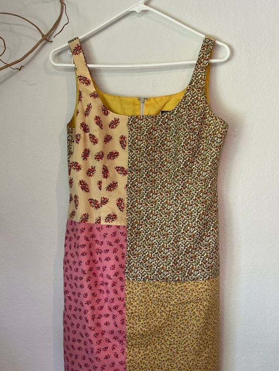 Cynthia Rowley Dresses & Skirts - VTg Cynthia Rowley Dress Size 8 Patchwork 90s Y2K Cottage Cotton